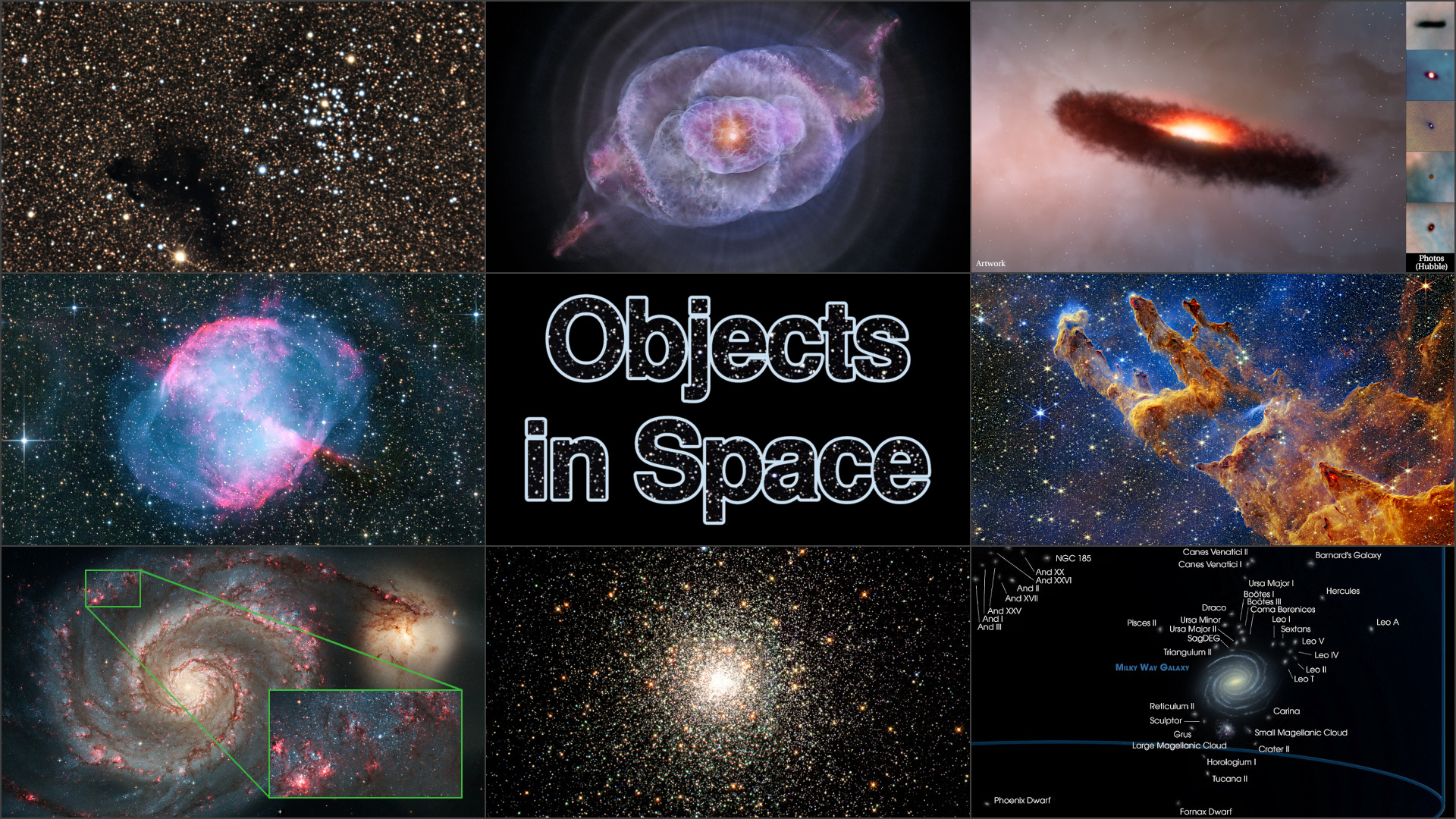 sample images from “Objects in Space”