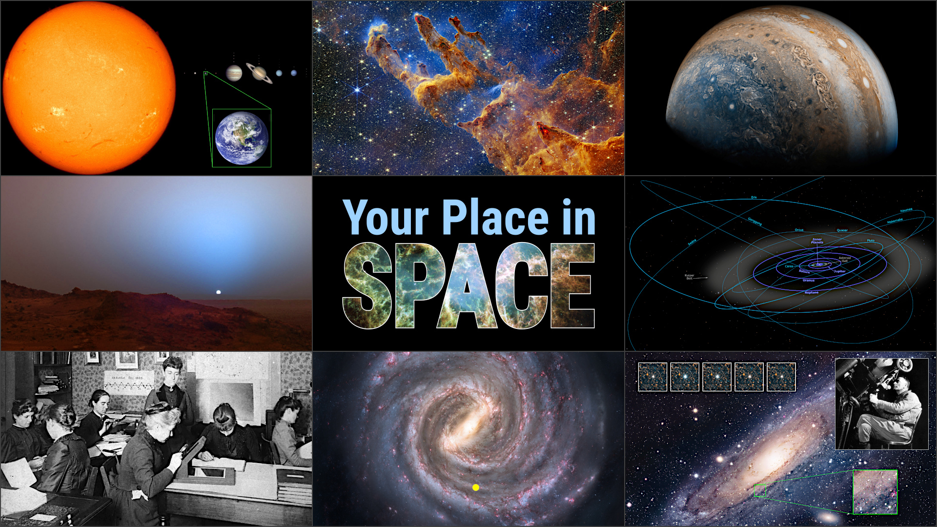 sample images from “Your Place in Space”