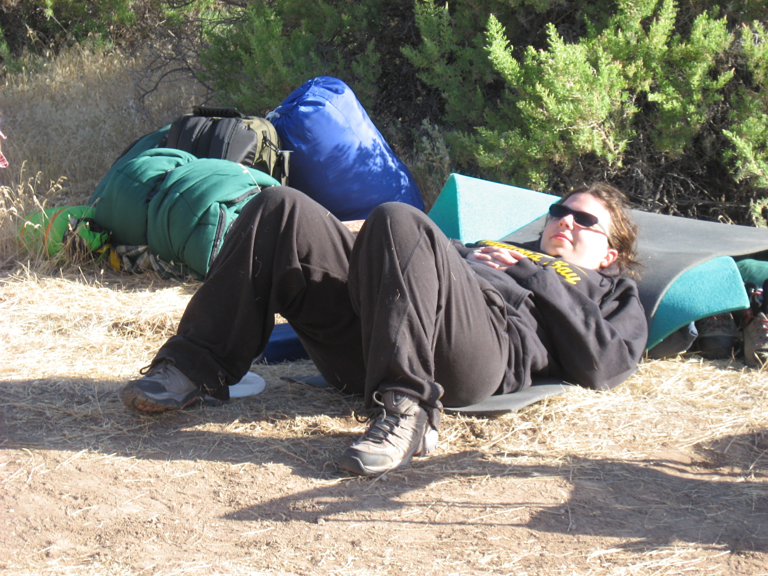 Katie Enjoying the Sun