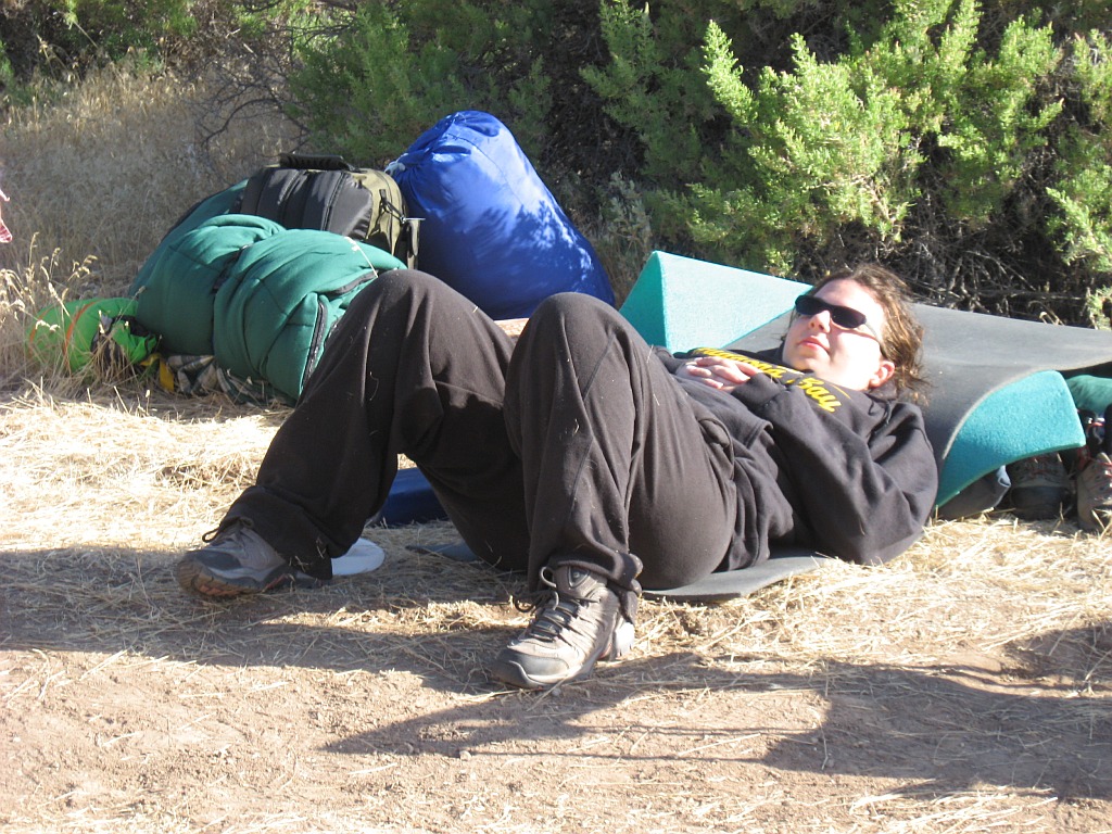 Katie Enjoying the Sun