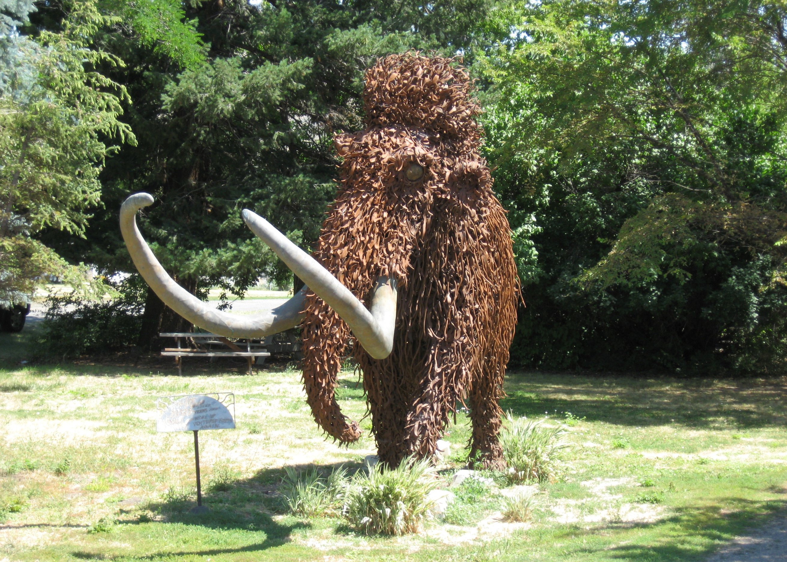 Mammoth in Town