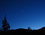 Moon and Venus